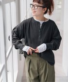【スピック&スパン/Spick & Span】の《WEB限定追加 》2枚SETヘンリーネックプルオーバー ブラックベース|ID: prp329100004582333 ipo3291000000032753925