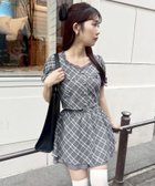 【ナイスクラップ/NICE CLAUP】の【お揃いcollection】チェックセットアップ ブラック系その他|ID: prp329100004582354 ipo3291000000032470943