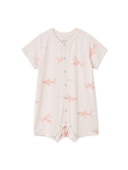 【ジェラート ピケ/gelato pique / KIDS】の【BABY】【接触冷感】SHARK柄ロンパース インテリア・キッズ・メンズ・レディースファッション・服の通販 founy(ファニー) 　ファッション　Fashion　キッズファッション　Fashion for Kids　ロンパース　Romper, Jumpsuit　PNK[066]|ID: prp329100004582392 ipo3291000000032753661