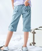 【その他のブランド/Other】のフラワー刺しゅうポケットストレッチウェザーカプリパンツ(90~160cm) ブルー|ID: prp329100004582405 ipo3291000000032710327