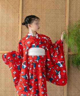 【ローリーズファーム/LOWRYS FARM / KIDS】のセパレートユカタセット 人気、トレンドファッション・服の通販 founy(ファニー) ファッション Fashion キッズファッション Fashion for Kids セパレート Separate, Two-Piece プリント Print, Printed Pattern モダン Modern, Contemporary モノトーン Monotone, Black and White 羽織 Haori, Light Jacket |ID:prp329100004582408