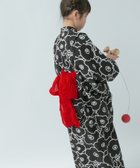 【ローリーズファーム/LOWRYS FARM / KIDS】のセパレートユカタセット 人気、トレンドファッション・服の通販 founy(ファニー) ファッション Fashion キッズファッション Fashion for Kids セパレート Separate, Two-Piece プリント Print, Printed Pattern モダン Modern, Contemporary モノトーン Monotone, Black and White 羽織 Haori, Light Jacket thumbnail ツバキ|ID: prp329100004582408 ipo3291000000032986735