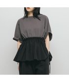 【ケービーエフ/KBF / URBAN RESEARCH】の汗ジミ防止ペプラムドッキングTEE 人気、トレンドファッション・服の通販 founy(ファニー) ファッション Fashion レディースファッション Fashion for Women 2025年 2025 2025春夏・S/S Spring/Summer 2025 SS25 シェイプ Shape, Slim Fit ドッキング Docking, Mixed Material ペプラム Peplum, Flared Hem 夏 Summer S/S・春夏 SS, Spring/Summer, Warm Season thumbnail CCL×BLACK|ID: prp329100004582433 ipo3291000000032750600