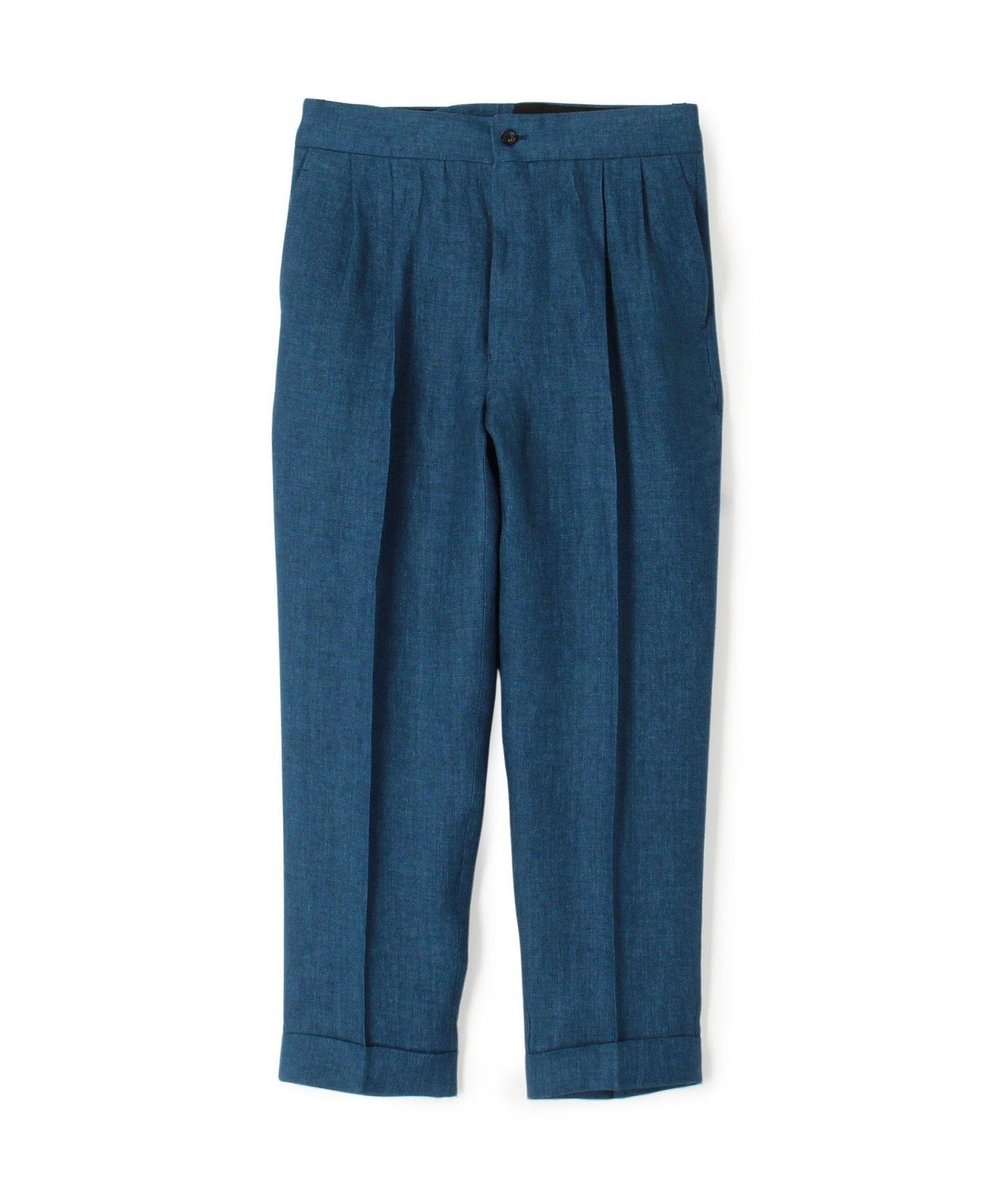 【トゥモローランド/TOMORROWLAND / MEN】のリネン バックベルト ペグトップスラックス SOLBIATI 人気、トレンドファッション・服の通販 founy(ファニー) 　ファッション　Fashion　メンズファッション　Fashion for Men　トップス・カットソー　Cut & Sew Tops　くるぶし　Ankle-Length　イタリア　Italy　スラックス　Slacks, Dress Pants　ダブル　Double, Double-Breasted　ツイル　Twist, Twisted Detail　テーパード　Tapered, Tapered Pants　リネン　Linen, Linen Fabric　 other-1|ID: prp329100004582452 ipo3291000000032755337