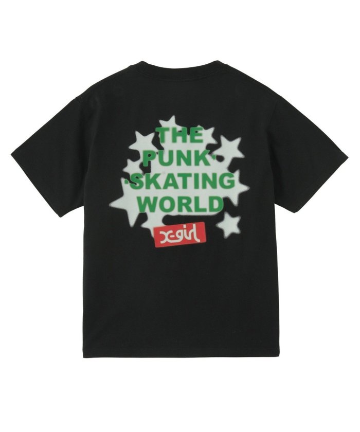 【エックスガール/X-girl】のSTAR SPRAY LOGO S/S TEE X-girl インテリア・キッズ・メンズ・レディースファッション・服の通販 founy(ファニー) https://founy.com/ ファッション Fashion レディースファッション Fashion for Women グラフィック Graphic, Graphic Design デニム Denim, Jeans Material プリント Print, Printed Pattern ベーシック Basic, Essential 半袖 Short Sleeve, Half Sleeve 夏 Summer 定番 Standard, Basic Item S/S・春夏 SS, Spring/Summer, Warm Season |ID: prp329100004582467 ipo3291000000032713131