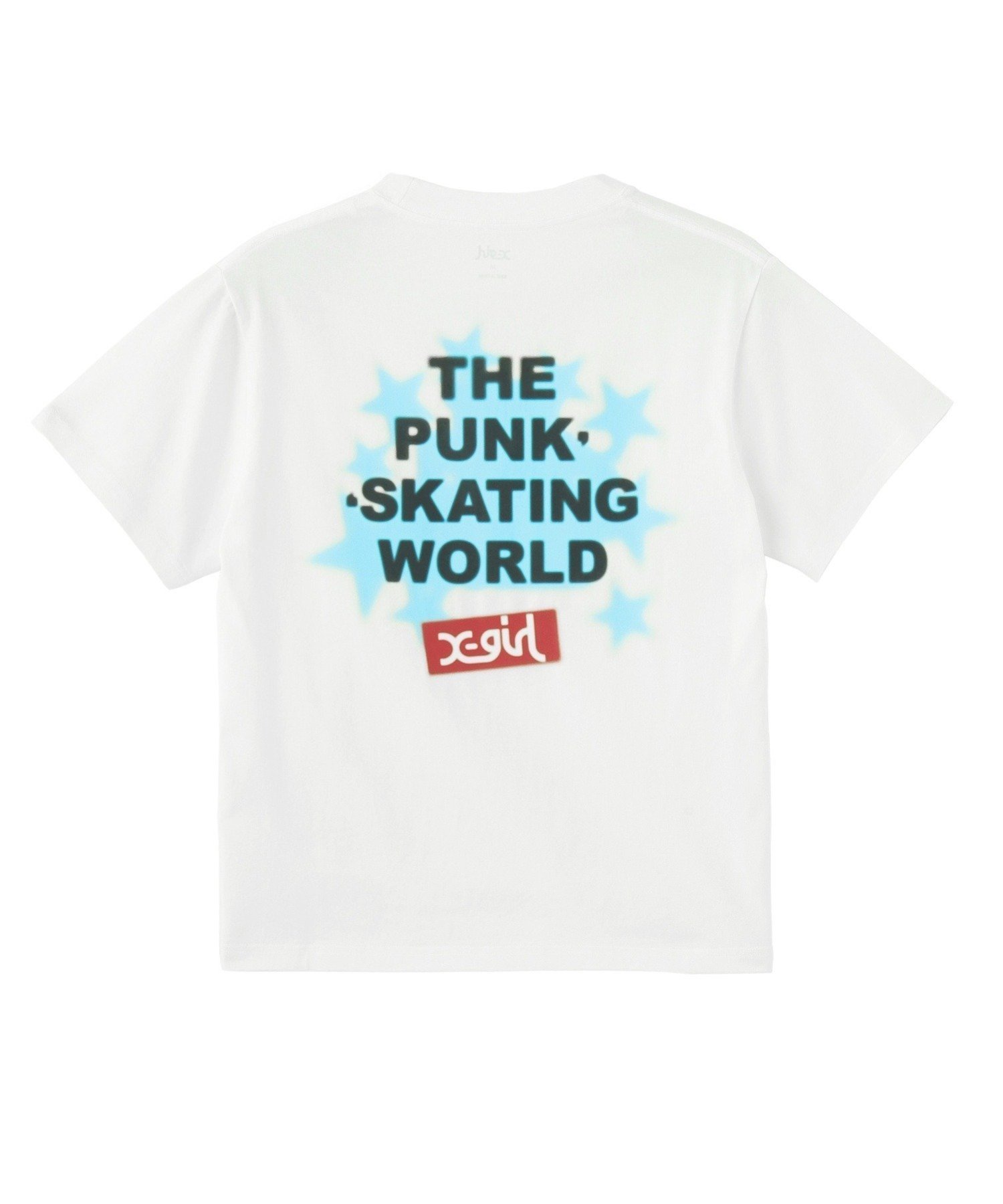 【エックスガール/X-girl】のSTAR SPRAY LOGO S/S TEE X-girl インテリア・キッズ・メンズ・レディースファッション・服の通販 founy(ファニー) 　ファッション　Fashion　レディースファッション　Fashion for Women　グラフィック　Graphic, Graphic Design　デニム　Denim, Jeans Material　プリント　Print, Printed Pattern　ベーシック　Basic, Essential　半袖　Short Sleeve, Half Sleeve　夏　Summer　定番　Standard, Basic Item　S/S・春夏　SS, Spring/Summer, Warm Season　WHITE|ID: prp329100004582467 ipo3291000000032713133