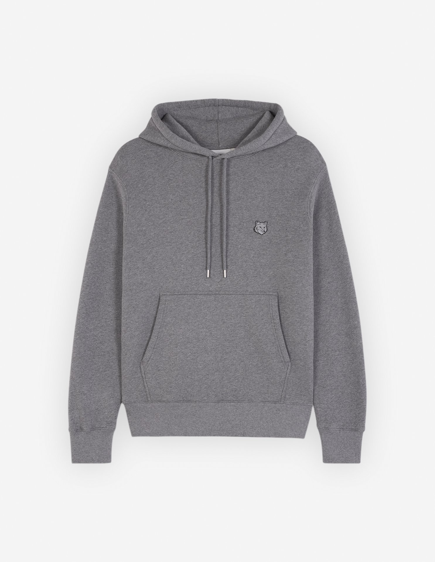 【メゾン キツネ/MAISON KITSUNE / MEN】のMaison Kitsune/BOLD FOX HEAD PATCH COMFORT HOODIE インテリア・キッズ・メンズ・レディースファッション・服の通販 founy(ファニー) 　ファッション　Fashion　メンズファッション　Men's Style Online　ドローストリング　Drawstring　パッチ　Patch　夏　Summer　S/S・春夏　Ss・Spring/Summer　無地　Plain Color　長袖　Long Sleeve　MEDIUM_GREY_MELANGE|ID: prp329100004582526 ipo3291000000032646089
