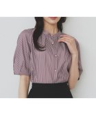【インデックス/INDEX】のバンドカラータックブラウス【洗濯機洗い可/イージーアイロン/防シワ】 人気、トレンドファッション・服の通販 founy(ファニー) ファッション Fashion レディースファッション Fashion for Women トップス・カットソー Cut & Sew Tops シャツ・ブラウス・オフィスカジュアル Elegant Blouses & Button-Ups クラシカル Classical, Vintage-Inspired スタンド Stand Collar, Upright Stand ストライプ Stripe, Striped Pattern スリーブ Sleeve, Long Sleeve / Short Sleeve センター Center, Center Line トレンド Trend, Trending Now バランス Balance, Style Balance フロント Front, Front Design ランダム Random, Irregular 洗える Machine Washable thumbnail ボルドー|ID: prp329100004582565 ipo3291000000033421646