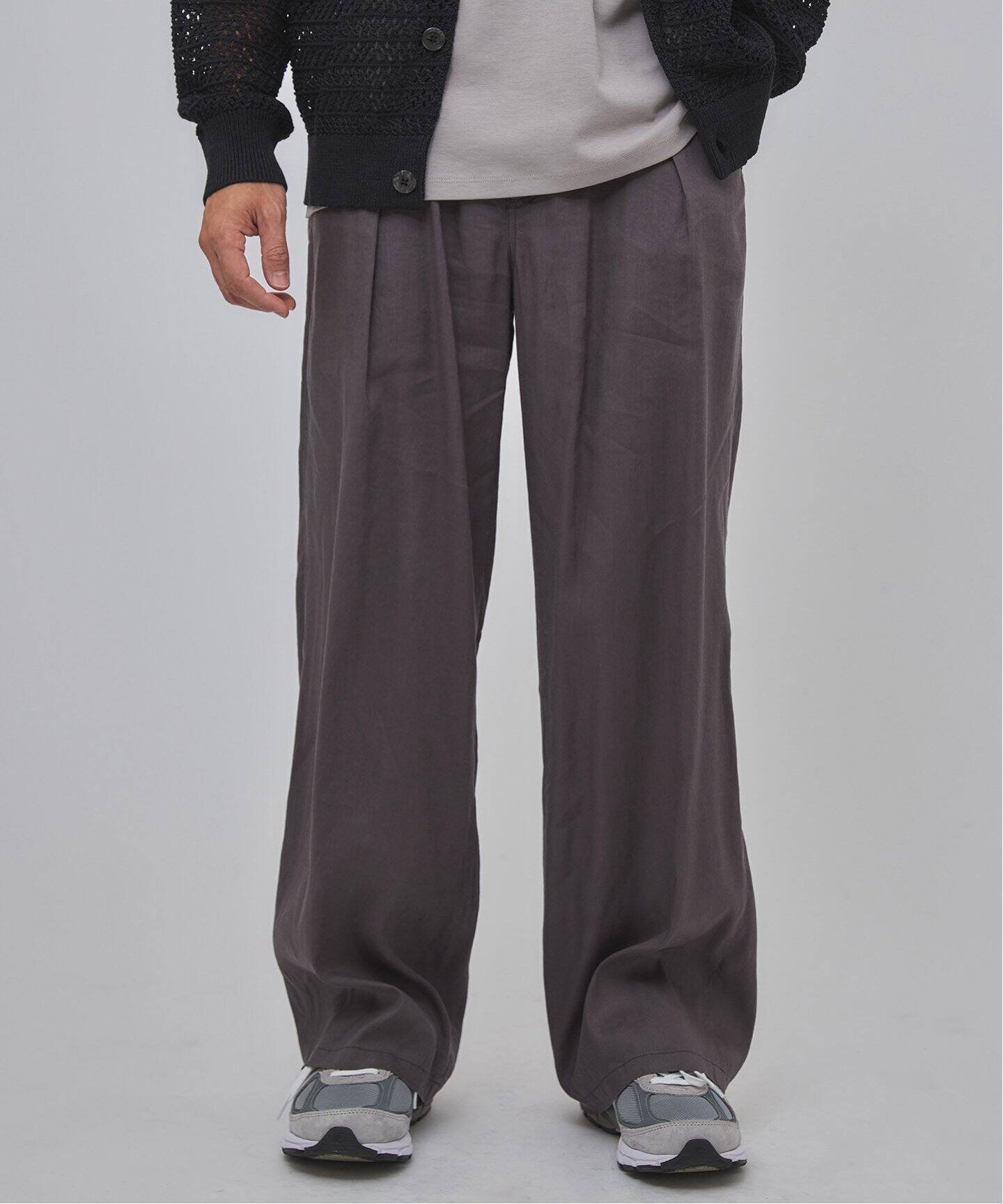 【エディフィス/EDIFICE / MEN】のリネン/レーヨン 1プリーツ イージーパンツ 人気、トレンドファッション・服の通販 founy(ファニー) 　ファッション　Fashion　メンズファッション　Men's Style Online　ボトムス　Bottoms/Men　スラックス　Slacks　ファブリック　Fabric　フランス　France　プリーツ　Pleats　ポケット　Pocket　ミックス　Mix　ミリタリー　Military　リネン　Linen　 other-1|ID: prp329100004582609 ipo3291000000032643821