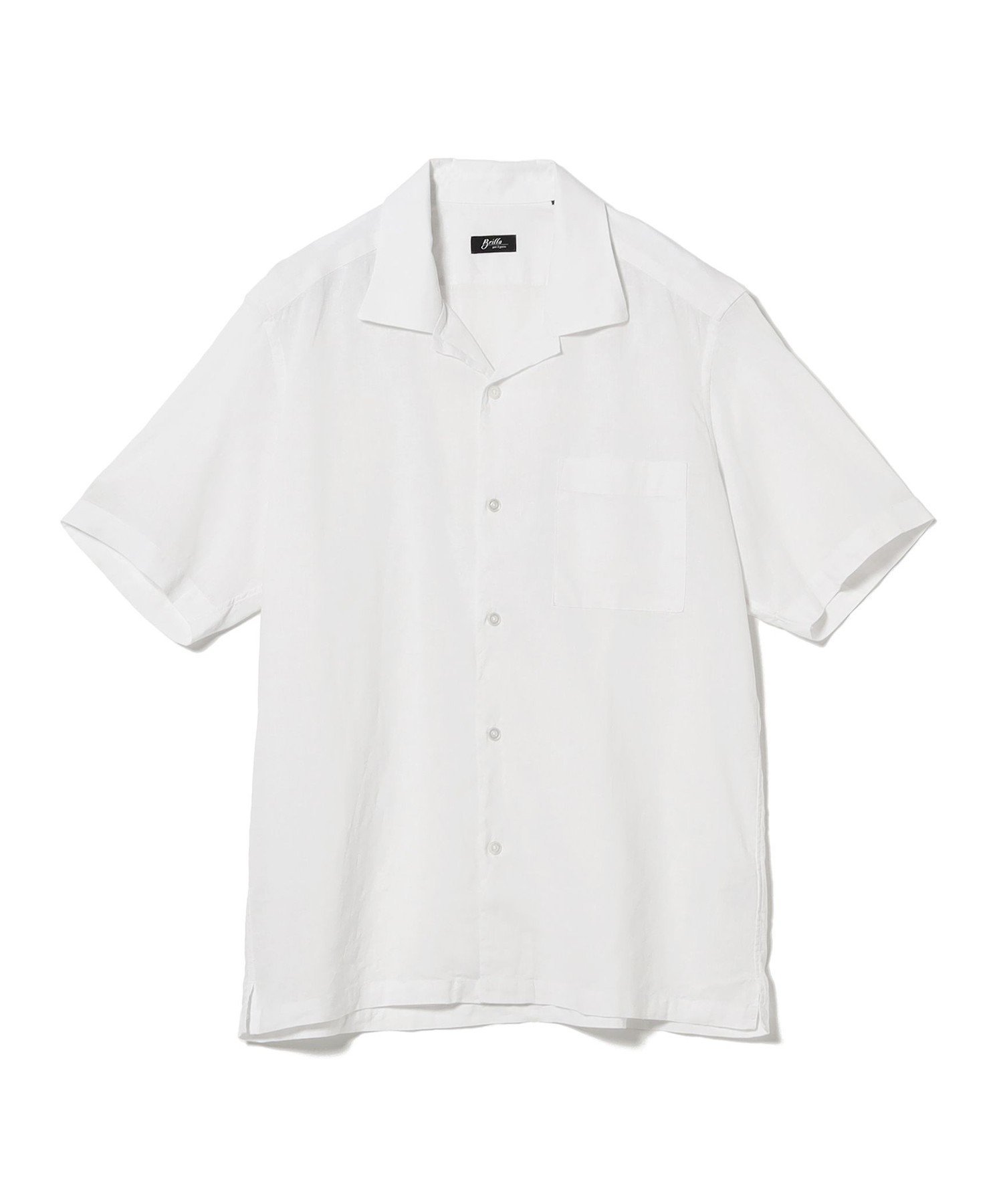 【ビームス/BEAMS / MEN】のリネンコットン オープンカラー ショートスリーブシャツ インテリア・キッズ・メンズ・レディースファッション・服の通販 founy(ファニー) 　ファッション　Fashion　メンズファッション　Men's Style Online　インナー　Inner　ジャケット　Jacket　リネン　Linen　リラックス　Relax　夏　Summer　WHITE/0001|ID: prp329100004582611 ipo3291000000032570753