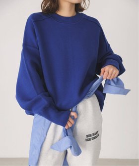 【スローブ イエナ/SLOBE IENA】の《追加 》オーバーサイズ スウェットライクニット 人気、トレンドファッション・服の通販 founy(ファニー) ファッション Fashion レディースファッション Fashion for Women トップス・カットソー Cut & Sew Tops ニット Knit Tops & Sweaters レディースパーカー・カジュアルフーディー Casual Hoodies & Sweatshirts スウェット・クルーネックトップス Sweatshirts & Crewnecks / Relaxed Fit Sweat Tops 2025年 2025 2025-2026秋冬・A/W Autumn/Winter 2025–26 AW25–26 |ID:prp329100004582632