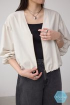 【アズール バイ マウジー/AZUL by moussy】の【堀田茜さん着用アイテム】C/T撥水バルーンV/Nブルゾン L/BEG1|ID: prp329100004582705 ipo3291000000032473959