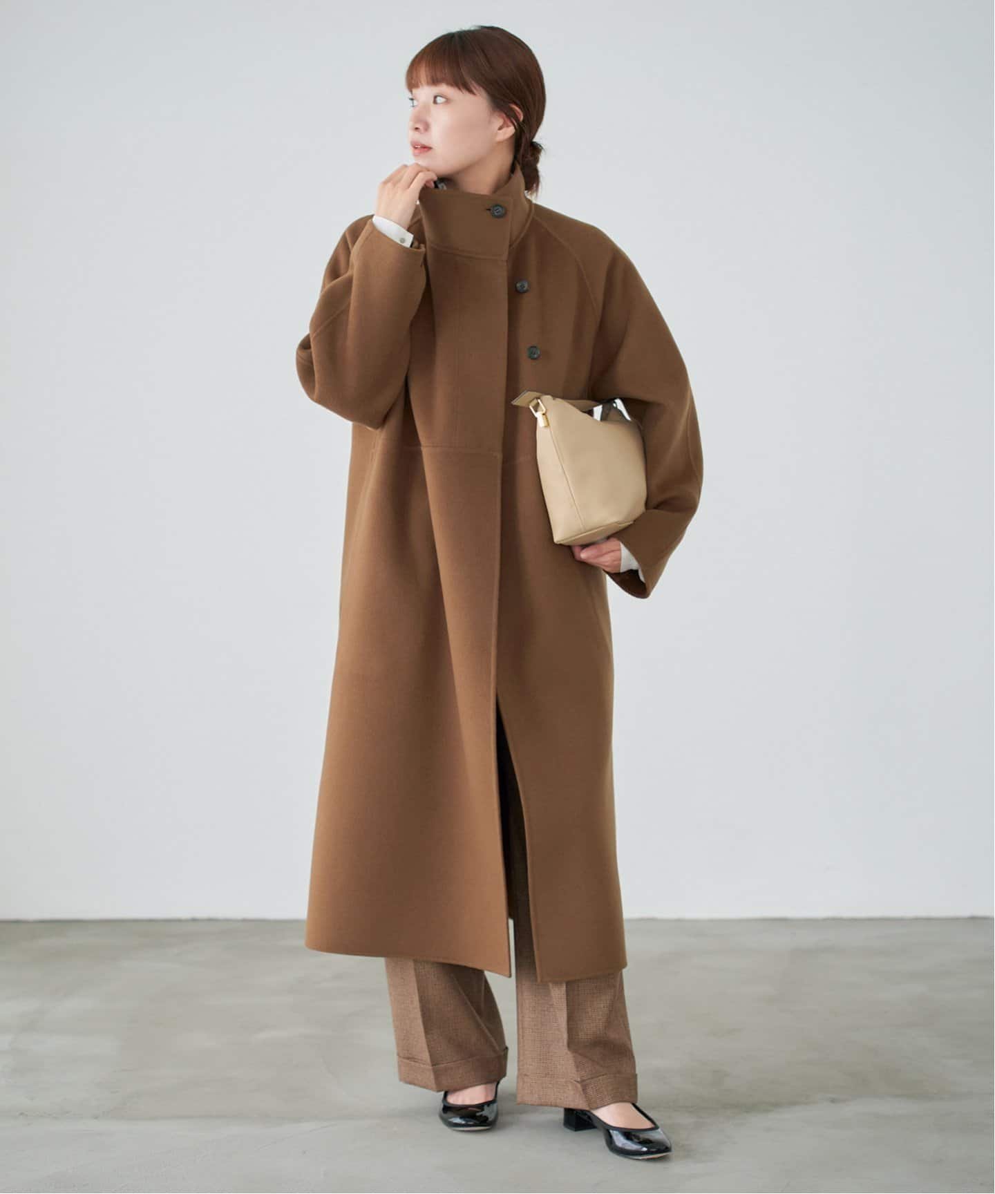 【イエナ/IENA】のSuper160スタンドコート インテリア・キッズ・メンズ・レディースファッション・服の通販 founy(ファニー) 　ファッション　Fashion　レディースファッション　Ladies' Fashion Online　アウター　Coat Outerwear　コート　Coats　2025年　2025　2025-2026秋冬・A/W　Aw/Autumn/Winter/Fw/Fall/2025-2026　クール　Cool　スタンド　Stand　定番　Standard　ブラウン|ID: prp329100004582710 ipo3291000000032473981