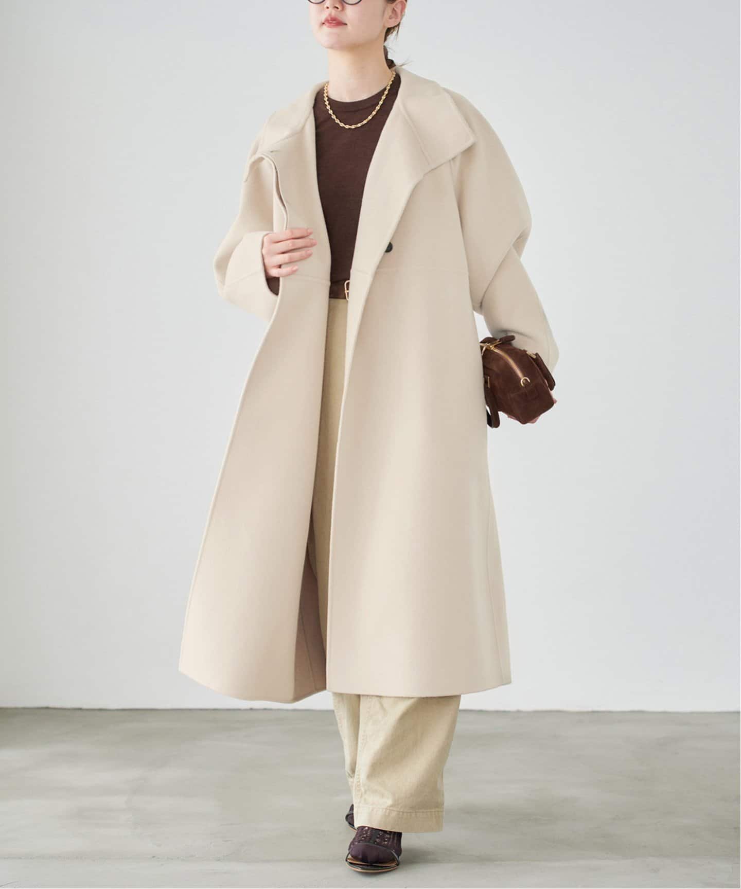 【イエナ/IENA】のSuper160スタンドコート インテリア・キッズ・メンズ・レディースファッション・服の通販 founy(ファニー) 　ファッション　Fashion　レディースファッション　Ladies' Fashion Online　アウター　Coat Outerwear　コート　Coats　2025年　2025　2025-2026秋冬・A/W　Aw/Autumn/Winter/Fw/Fall/2025-2026　クール　Cool　スタンド　Stand　定番　Standard　ベージュ|ID: prp329100004582710 ipo3291000000032473983