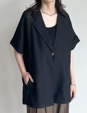【リエディ/Re:EDIT】のメッシュ金釦テーラード半袖ジャケット 人気、トレンドファッション・服の通販 founy(ファニー) ファッション Fashion レディースファッション Fashion for Women アウター Coat / Outerwear Collection レディースジャケット・軽アウター Jackets おすすめ Recommended / Our Picks なめらか Smooth, Silky Texture ジャケット Jacket, Outerwear スラックス Slacks, Dress Pants スリーブ Sleeve, Long Sleeve / Short Sleeve テーラード Tailored, Tailored Fit トレンド Trend, Trending Now ハーフ Half, Half-Length メッシュ Mesh, Net Fabric ワイド Wide, Wide Fit 半袖 Short Sleeve, Half Sleeve 夏 Summer 鹿の子 Piqué, Kanoko Fabric |ID:prp329100004582729