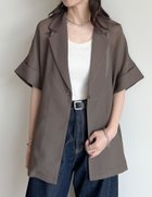 【リエディ/Re:EDIT】のメッシュ金釦テーラード半袖ジャケット 人気、トレンドファッション・服の通販 founy(ファニー) ファッション Fashion レディースファッション Fashion for Women アウター Coat / Outerwear Collection レディースジャケット・軽アウター Jackets おすすめ Recommended / Our Picks なめらか Smooth, Silky Texture ジャケット Jacket, Outerwear スラックス Slacks, Dress Pants スリーブ Sleeve, Long Sleeve / Short Sleeve テーラード Tailored, Tailored Fit トレンド Trend, Trending Now ハーフ Half, Half-Length メッシュ Mesh, Net Fabric ワイド Wide, Wide Fit 半袖 Short Sleeve, Half Sleeve 夏 Summer 鹿の子 Piqué, Kanoko Fabric thumbnail ブラウン|ID: prp329100004582729 ipo3291000000032748191