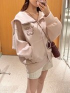 【スナイデル/SNIDEL】のボリュームパーカー 人気、トレンドファッション・服の通販 founy(ファニー) ファッション Fashion レディースファッション Fashion for Women トップス・カットソー Cut & Sew Tops レディースパーカー・カジュアルフーディー Casual Hoodies & Sweatshirts ウェーブ Wavy Pattern ジップ Zip, Zipper スタンド Stand Collar, Upright Stand チュニック Tunic, Long Top パーカー Hoodie, Parka フェミニン Feminine, Girly おすすめ Recommended / Our Picks thumbnail PNK[066]|ID: prp329100004582735 ipo3291000000033554913