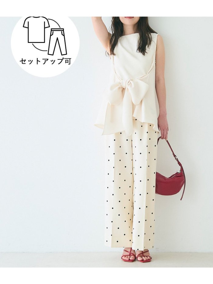 【コカ/COCA】のセンタープレスワイドパンツ インテリア・キッズ・メンズ・レディースファッション・服の通販 founy(ファニー) https://founy.com/ ファッション Fashion レディースファッション Ladies' Fashion Online パンツ Pants セットアップ Set Up ポケット Pocket |ID: prp329100004582752 ipo3291000000032665216