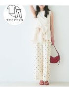 【コカ/COCA】のセンタープレスワイドパンツ Ivory|ID: prp329100004582752 ipo3291000000032665219