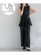 【コカ/COCA】のセンタープレスワイドパンツ Black|ID: prp329100004582752 ipo3291000000032665221