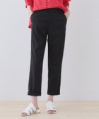 【インディヴィ/INDIVI】の【洗える/高ストレッチ】クロップド丈サテンテーパードパンツ ブラック|ID: prp329100004582766 ipo3291000000032572291