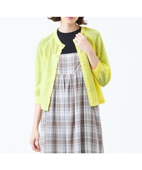 【マッキントッシュ フィロソフィー/MACKINTOSH PHILOSOPHY】のシアーボーダーカーディガン 人気、トレンドファッション・服の通販 founy(ファニー) ファッション Fashion レディースファッション WOMEN トップス・カットソー Tops/Tshirt カーディガン Cardigans おすすめ Recommend スリーブ Sleeve ボーダー Border 夏 Summer 春 Spring 秋 Autumn/Fall |ID:prp329100004582769