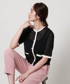【ユナイテッドアローズ/UNITED ARROWS】のメッシュ スパンコール ニットカーディガン -ウォッシャブル- 人気、トレンドファッション・服の通販 founy(ファニー) ファッション Fashion レディースファッション Ladies' Fashion Online トップス・カットソー Tops/Tshirt ニット Knit Tops カーディガン Cardigans かぎ針 Crochet ウォッシャブル Washable カーディガン Cardigan ストレート Straight スパンコール Sequins タイトスカート Tight Skirt デニム Denim ボトム Bottom メッシュ Mesh エレガント 上品 Elegant 夏 Summer thumbnail BLACK|ID: prp329100004582790 ipo3291000000032571644