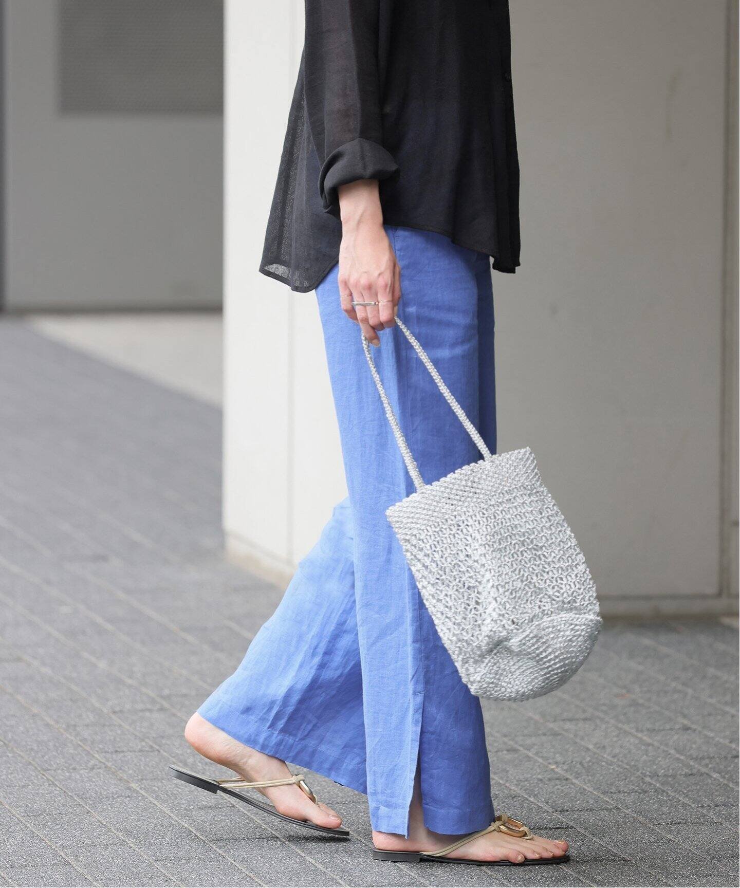 【ジャーナルスタンダード レリューム/JOURNAL STANDARD relume】の《一部WEB限定追加4》麻スリットイージーパンツ インテリア・キッズ・メンズ・レディースファッション・服の通販 founy(ファニー) 　ファッション　Fashion　レディースファッション　WOMEN　パンツ　Pants　2025年　2025　2025春夏・S/S　Ss,Spring/Summer,2025　ブルー B|ID: prp329100004582804 ipo3291000000032474940