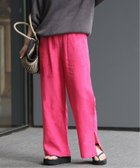 【ジャーナルスタンダード レリューム/JOURNAL STANDARD relume】の《一部WEB限定追加4》麻スリットイージーパンツ 人気、トレンドファッション・服の通販 founy(ファニー) ファッション Fashion レディースファッション WOMEN パンツ Pants 2025年 2025 2025春夏・S/S Ss,Spring/Summer,2025 thumbnail ピンク|ID: prp329100004582804 ipo3291000000032474941