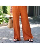 【ジャーナルスタンダード レリューム/JOURNAL STANDARD relume】の《一部WEB限定追加4》麻スリットイージーパンツ オレンジ|ID: prp329100004582804 ipo3291000000032661248