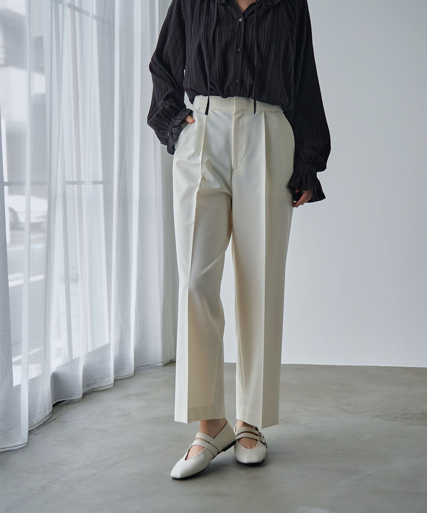 【コーエン/COEN】のマイシルエットワイドパンツ 人気、トレンドファッション・服の通販 founy(ファニー) 　ファッション　Fashion　レディースファッション　WOMEN　パンツ　Pants　洗える　Washable　シンプル　Simple　ストレッチ　Stretch　ストレート　Straight　センター　Center　ポケット　Pocket　ワイド　Wide　 other-1|ID: prp329100004582825 ipo3291000000032475141