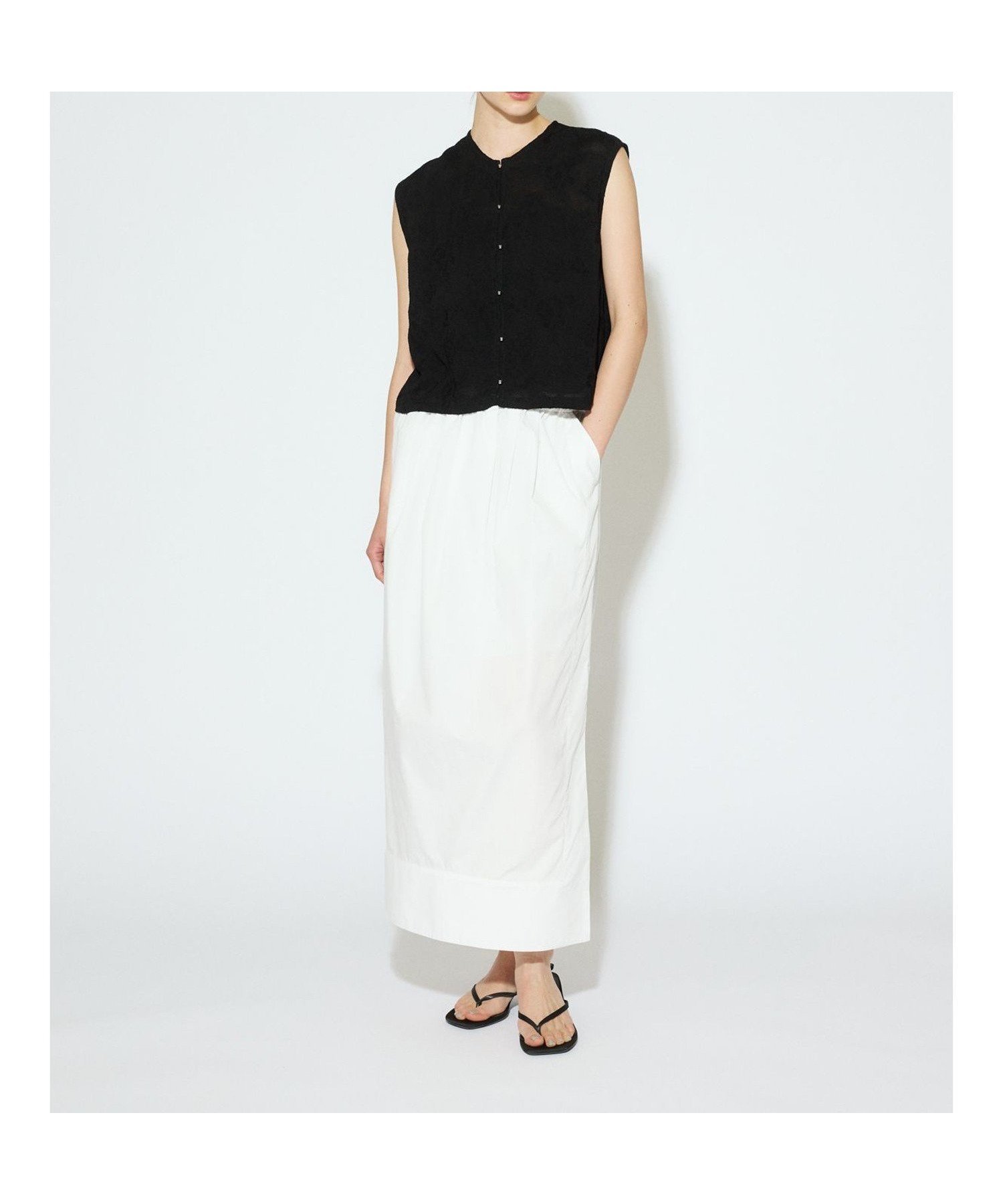 【マーコート/MARcourt】のMIDIUMISOLID for Ladies サイドスイッチイージーロングスカート 人気、トレンドファッション・服の通販 founy(ファニー) 　ファッション　Fashion　レディースファッション　Ladies' Fashion Online　スカート　Skirt　ロングスカート　Long Skirt　スタンダード　Standard　ストレート　Straight　スリット　Slit　ブロード　Broad　ペチコート　Petticoat　ポケット　Pocket　ロング　Long　無地　Plain Color　 other-1|ID: prp329100004582858 ipo3291000000032658722