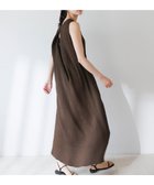 【バブ ブージュルード/Bab Bou Jeloud】のシャーリングカットワンピース 人気、トレンドファッション・服の通販 founy(ファニー) ファッション Fashion レディースファッション WOMEN ワンピース Dress ノースリーブ No Sleeve バランス Balance ポケット Pocket 再入荷 Restock/Back In Stock/Re Arrival thumbnail BROWN|ID: prp329100004582979 ipo3291000000032477179
