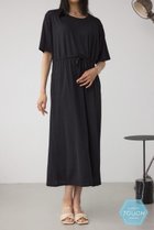 【アズール バイ マウジー/AZUL by moussy】のC/Tシャーベットカットソーワンピース 人気、トレンドファッション・服の通販 founy(ファニー) ファッション Fashion レディースファッション Fashion for Women ワンピース Dresses 吸水 Absorbent, Quick-Dry シンプル Simple, Minimal プリント Print, Printed Pattern リラックス Relax, Relaxed Fit 夏 Summer thumbnail BLK|ID: prp329100004582983 ipo3291000000033193124