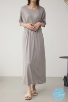 【アズール バイ マウジー/AZUL by moussy】のC/Tシャーベットカットソーワンピース 人気、トレンドファッション・服の通販 founy(ファニー) ファッション Fashion レディースファッション Fashion for Women ワンピース Dresses 吸水 Absorbent, Quick-Dry シンプル Simple, Minimal プリント Print, Printed Pattern リラックス Relax, Relaxed Fit 夏 Summer thumbnail GRY|ID: prp329100004582983 ipo3291000000033193125