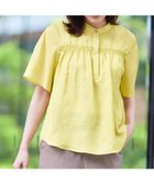 【リフレクト/Reflect】の【夏SALE/選べる5色◎/接触冷感/マシンウォッシュ可】シャーリングデザインブラウス 人気、トレンドファッション・服の通販 founy(ファニー) ファッション Fashion レディースファッション Fashion for Women トップス・カットソー Cut & Sew Tops シャツ・ブラウス・オフィスカジュアル Elegant Blouses & Button-Ups シャーリング Shirring, Ruched ブライト Bright, Shiny ヨーク Yoke, Yoke Design リラックス Relax, Relaxed Fit 夏 Summer thumbnail イエロー|ID: prp329100004583021 ipo3291000000033547892