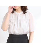 【リフレクト/Reflect】の【夏SALE/選べる5色◎/接触冷感/マシンウォッシュ可】シャーリングデザインブラウス 人気、トレンドファッション・服の通販 founy(ファニー) ファッション Fashion レディースファッション Fashion for Women トップス・カットソー Cut & Sew Tops シャツ・ブラウス・オフィスカジュアル Elegant Blouses & Button-Ups シャーリング Shirring, Ruched ブライト Bright, Shiny ヨーク Yoke, Yoke Design リラックス Relax, Relaxed Fit 夏 Summer thumbnail ライトベージュ|ID: prp329100004583021 ipo3291000000033547894