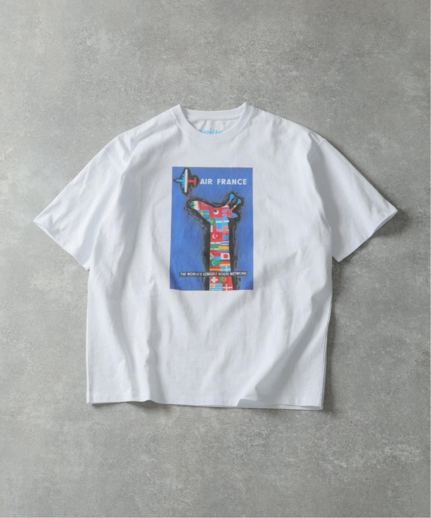 【エディフィス/EDIFICE】の《追加》SAVIGNAC (サヴィニャック) 別注 French Company プリント Tシャツ インテリア・キッズ・メンズ・レディースファッション・服の通販 founy(ファニー) 　ファッション　Fashion　レディースファッション　Ladies' Fashion Online　トップス・カットソー　Tops/Tshirt　シャツ/ブラウス　Shirts/Blouses　ロング / Tシャツ　T-Shirts　2025年　2025　2025春夏・S/S　Ss,Spring/Summer,2025　コレクション　Collection　シンプル　Simple　フランス　France　プリント　Print　別注　Special Order　ホワイト|ID: prp329100004583061 ipo3291000000032641161