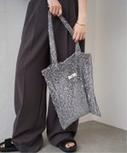 【スピック&スパン/Spick & Span】のUhr/ウーア 別注Spangle Velour Tote グレーA|ID: prp329100004583062 ipo3291000000032724812