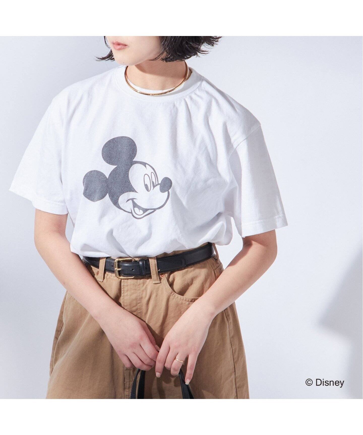 【ジャーナルスタンダード レサージュ/journal standard L'essage】の《追加4》【MICKEY】ピグメントTシャツ インテリア・キッズ・メンズ・レディースファッション・服の通販 founy(ファニー) 　ファッション　Fashion　レディースファッション　Fashion for Women　トップス・カットソー　Cut & Sew Tops　シャツ・ブラウス・オフィスカジュアル　Elegant Blouses & Button-Ups　ロングTシャツ・Tシャツ　Longline T-Shirts & Tees　2025年　2025　2025春夏・S/S　Spring/Summer 2025 SS25　ホワイト|ID: prp329100004583065 ipo3291000000033224083