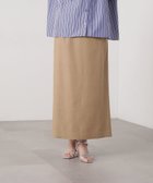 【エヌ ナチュラルビューティーベーシック/N.Natural Beauty basic】の麻混タイトスカート キャメル|ID: prp329100004583069 ipo3291000000032690128