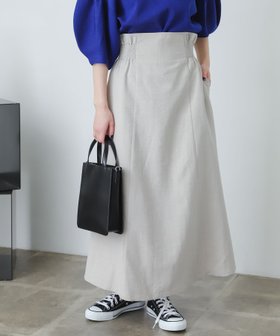 【センスオブプレイス/SENSE OF PLACE by URBAN RESEARCH】のリネンライクハイウエストフレアスカート 人気、トレンドファッション・服の通販 founy(ファニー) ファッション Fashion レディースファッション Fashion for Women スカート Skirts Aライン・フレアスカート A-Line & Flared Skirts セットアップ Set-Up, Coordinated Outfit トレンド Trend, Trending Now フレア Flare, Flared ボトム Bottoms, Lower Wear リネン Linen, Linen Fabric ロング Long, Long-Length 人気 Popular, Best Seller |ID:prp329100004583151