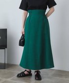 【センスオブプレイス/SENSE OF PLACE by URBAN RESEARCH】のリネンライクハイウエストフレアスカート 人気、トレンドファッション・服の通販 founy(ファニー) ファッション Fashion レディースファッション Fashion for Women スカート Skirts Aライン・フレアスカート A-Line & Flared Skirts セットアップ Set-Up, Coordinated Outfit トレンド Trend, Trending Now フレア Flare, Flared ボトム Bottoms, Lower Wear リネン Linen, Linen Fabric ロング Long, Long-Length 人気 Popular, Best Seller thumbnail GREEN|ID: prp329100004583151 ipo3291000000033645436