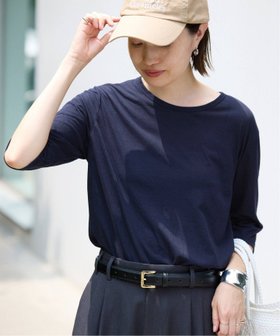 【スローブ イエナ/SLOBE IENA】 《追加》シアー天竺5分袖Tシャツ人気、トレンドファッション・服の通販 founy(ファニー) ファッション Fashion レディースファッション Fashion for Women トップス・カットソー Cut & Sew Tops シャツ・ブラウス・オフィスカジュアル Elegant Blouses & Button-Ups ロングTシャツ・Tシャツ Longline T-Shirts & Tees 2025年 2025 2025-2026秋冬・A/W Autumn/Winter 2025–26 AW25–26 シアー Sheer, See-Through |ID:prp329100004583173