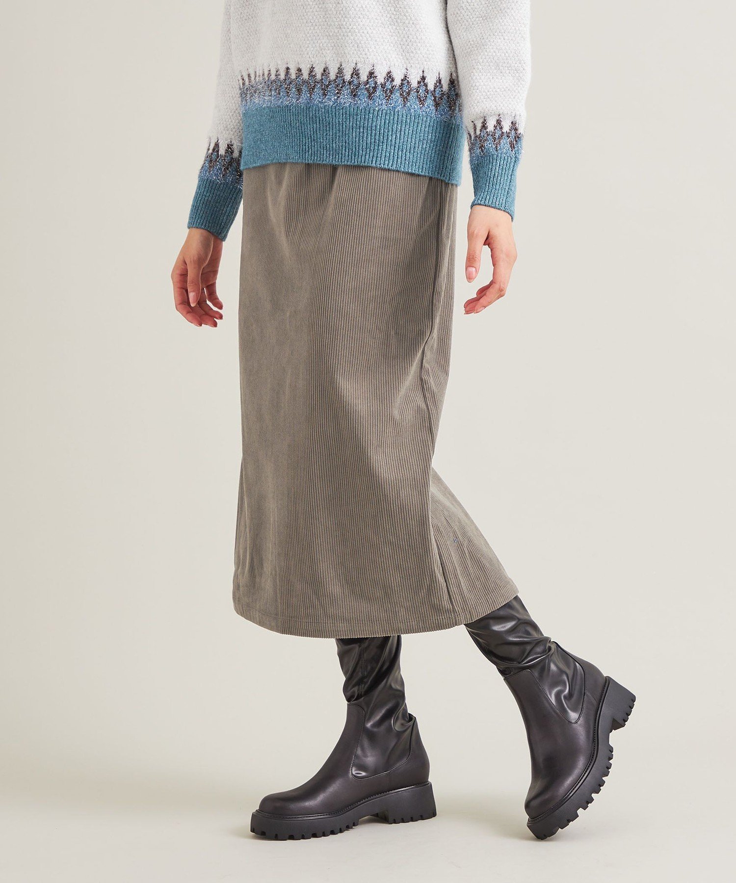 【その他のブランド/Other】のコーデュロイ タイトスカート A DAY IN THE LIFE 人気、トレンドファッション・服の通販 founy(ファニー) 　ファッション　Fashion　レディースファッション　Fashion for Women　スカート　Skirts　おすすめ　Recommended / Our Picks　コーデュロイ　Corduroy, Cord Fabric　スリット　Slit, Slit Detail　タイトスカート　Pencil Skirt, Tight Skirt　ドローコード　Drawcord, Drawstring Cord　バランス　Balance, Style Balance　フィット　Fit, Slim Fit　ベーシック　Basic, Essential　ロング　Long, Long-Length　A/W・秋冬　Autumn/Winter　 other-1|ID: prp329100004583193 ipo3291000000033042302