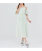 【レディアゼル/REDYAZEL】のリボンショルダーオフショルロングワンピース 人気、トレンドファッション・服の通販 founy(ファニー) ファッション Fashion レディースファッション Ladies' Fashion Online ワンピース Dress オフショル Off Shoulder コンパクト Compact サンダル Sandals シャーリング Shirring ショルダー Shoulder スリーブ Sleeve チェック Check バランス Balance フレア Flare リボン Ribbon ロング Long 厚底 Platforms thumbnail グリーン系チェック|ID: prp329100004583213 ipo3291000000032642491