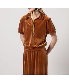 【ビューティ&ユース ユナイテッドアローズ/BEAUTY&YOUTH / UNITED ARROWS】 Steven Alan ベロア スキッパー ネック プルオーバー人気、トレンドファッション・服の通販 founy(ファニー) ファッション Fashion レディースファッション Ladies' Fashion Online トップス・カットソー Tops/Tshirt プルオーバー Pullover ベロア Velour おすすめ Recommend エレガント 上品 Elegant カットソー Cut And Sew シンプル Simple スキッパー Skipper ベロア Velor |ID:prp329100004583225