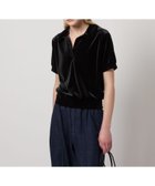 【ビューティ&ユース ユナイテッドアローズ/BEAUTY&YOUTH / UNITED ARROWS】のSteven Alan ベロア スキッパー ネック プルオーバー 人気、トレンドファッション・服の通販 founy(ファニー) ファッション Fashion レディースファッション Ladies' Fashion Online トップス・カットソー Tops/Tshirt プルオーバー Pullover ベロア Velour おすすめ Recommend エレガント 上品 Elegant カットソー Cut And Sew シンプル Simple スキッパー Skipper ベロア Velor thumbnail BLACK|ID: prp329100004583225 ipo3291000000032607759