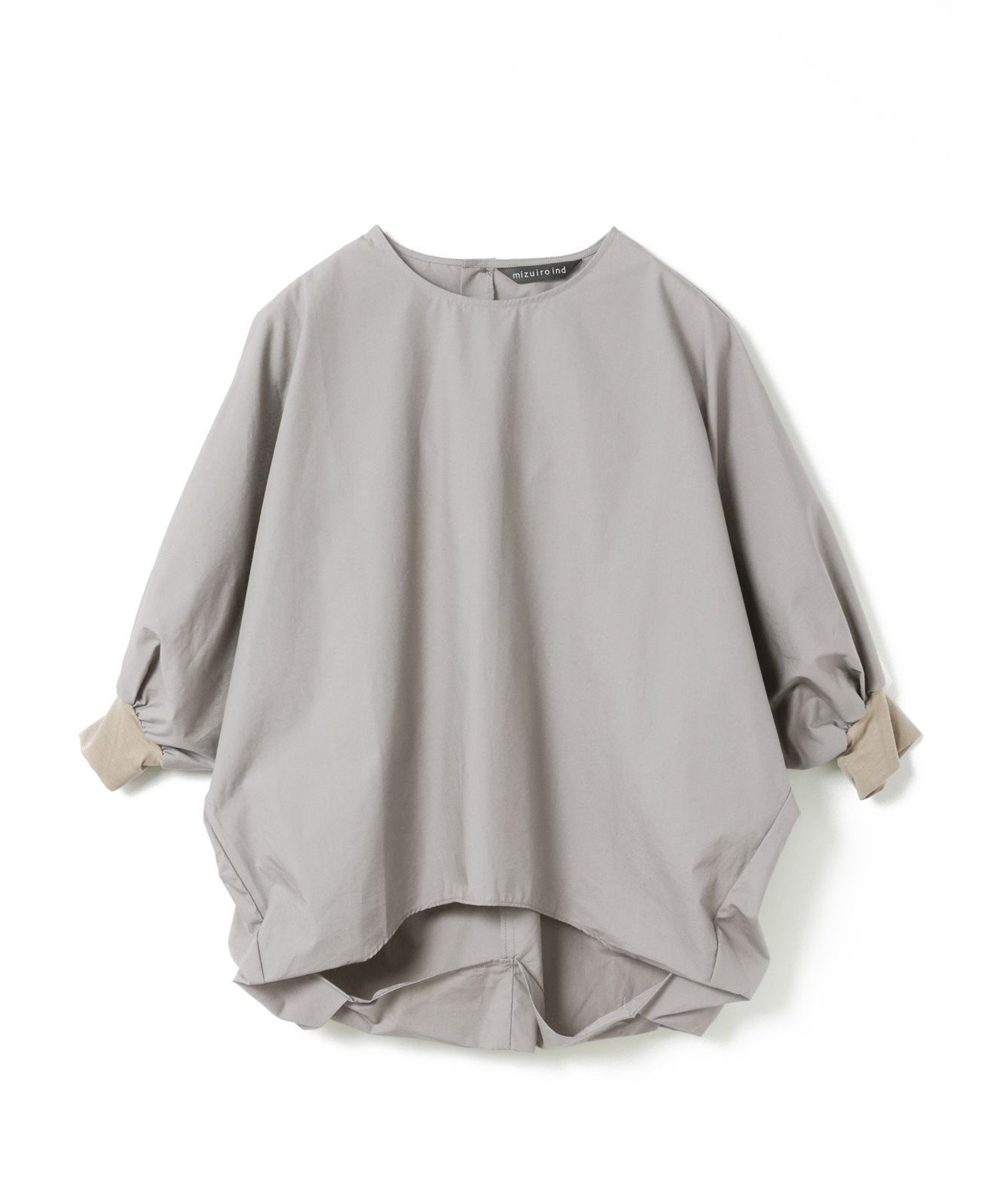 【マーコート/MARcourt】のmizuiro ind ボートネックコクーンプルオーバー インテリア・キッズ・メンズ・レディースファッション・服の通販 founy(ファニー) 　ファッション　Fashion　レディースファッション　Fashion for Women　トップス・カットソー　Cut & Sew Tops　カジュアルプルオーバー・ニットトップス　Pullovers & Knit Tops / Casual Pullovers　カフス　Cuff Design　シンプル　Simple, Minimal　フィット　Fit, Slim Fit　ポケット　Pocket, Pocket Detail　人気　Popular, Best Seller　無地　Plain, Solid Color　グレー|ID: prp329100004583232 ipo3291000000032639717