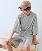【デビロック/devirock / KIDS】のすぽっと着られる 着心地やわらか 無地 おやすみ甚平 甚平 25SS Lグレー|ID: prp329100004583243 ipo3291000000032641901